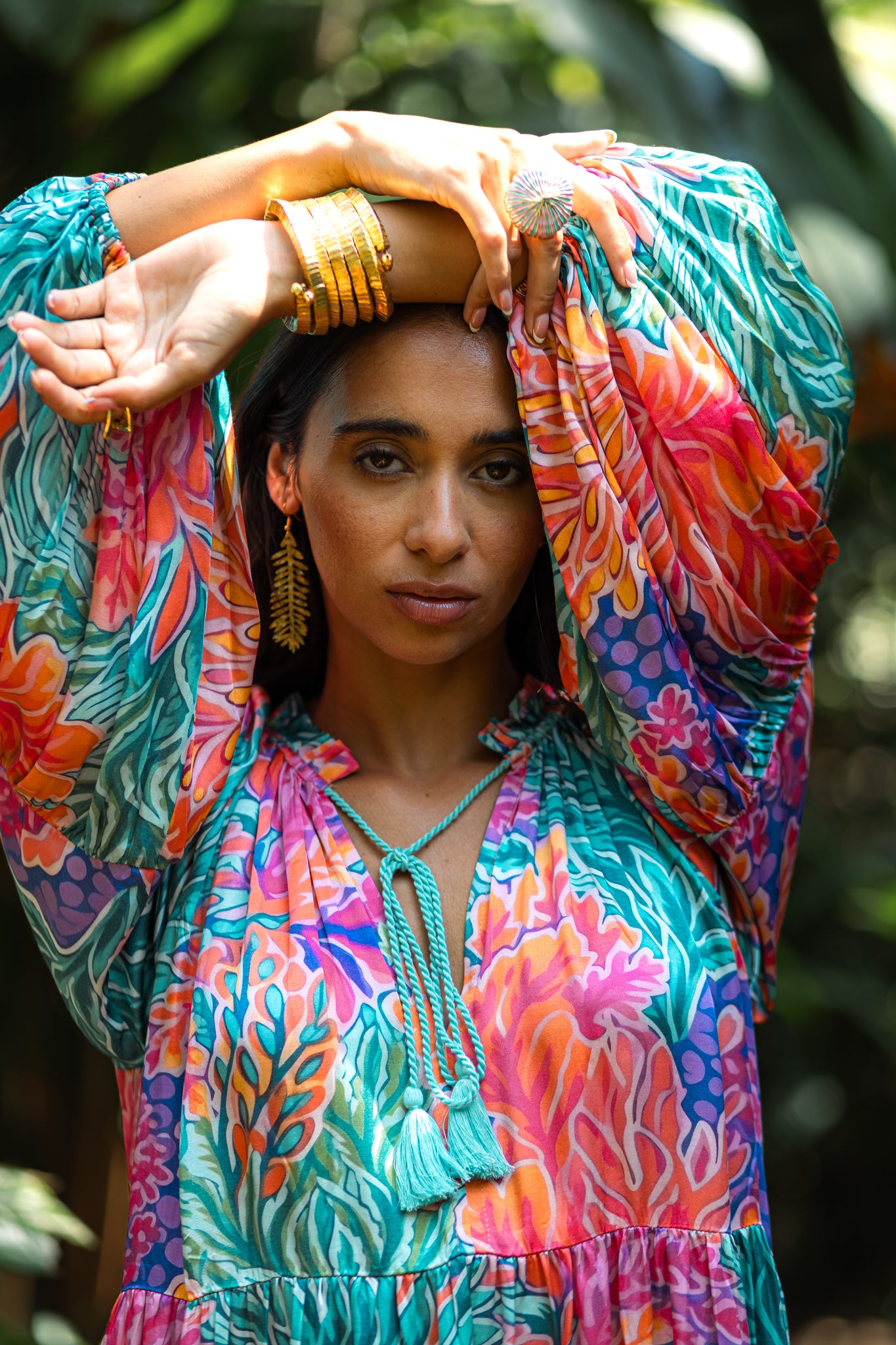 Cove Dress - Reef Garden