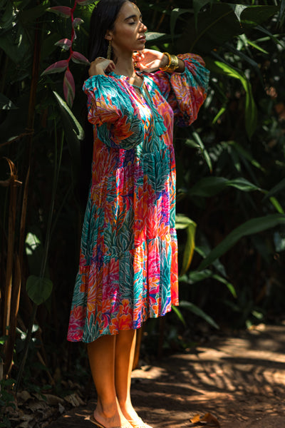 Cove Dress - Reef Garden