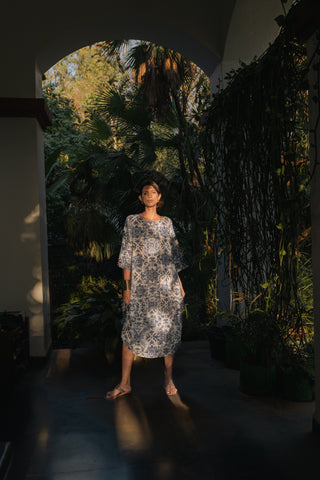 Porto Linen Olea Dress