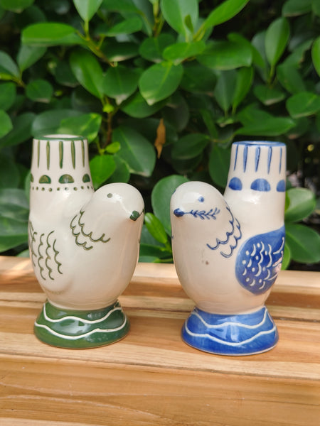 Dove Candle Holder - Blue