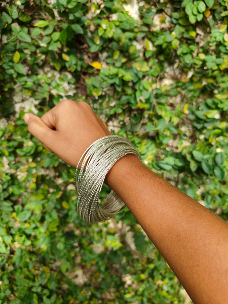 Silver Multistring Bangle