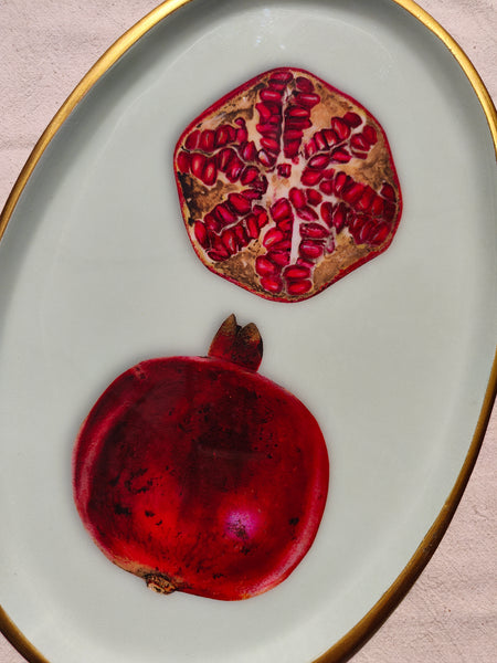 Enamel Tray - Pomegranate