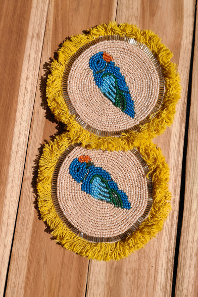Tropical Bird Coaster - Parrot