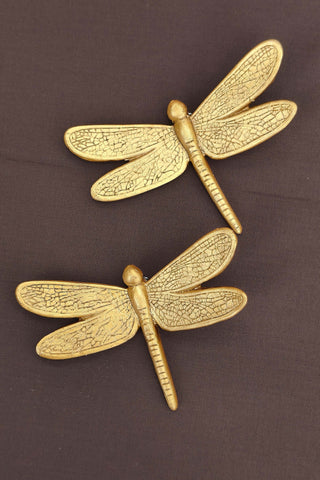 Golden Dragonfly - Set of 2
