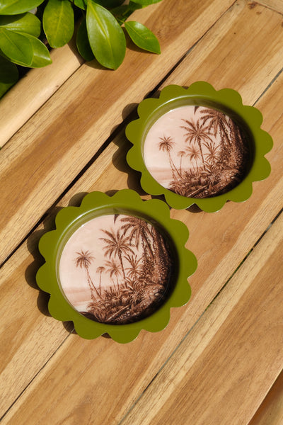 Trinket Plate - Coconut Trees