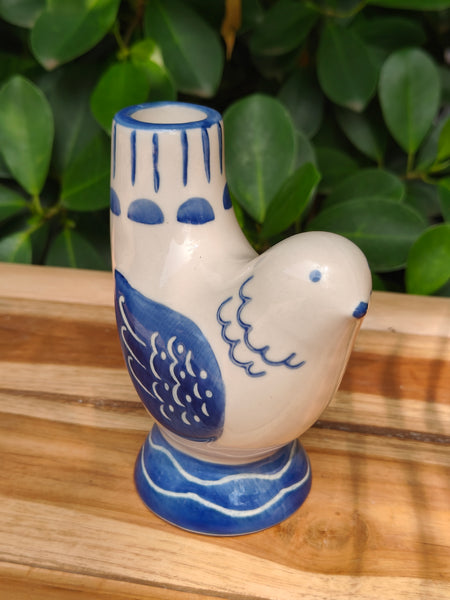 Dove Candle Holder - Blue