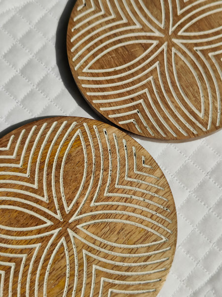 Miramar Coaster - Tribal Petal