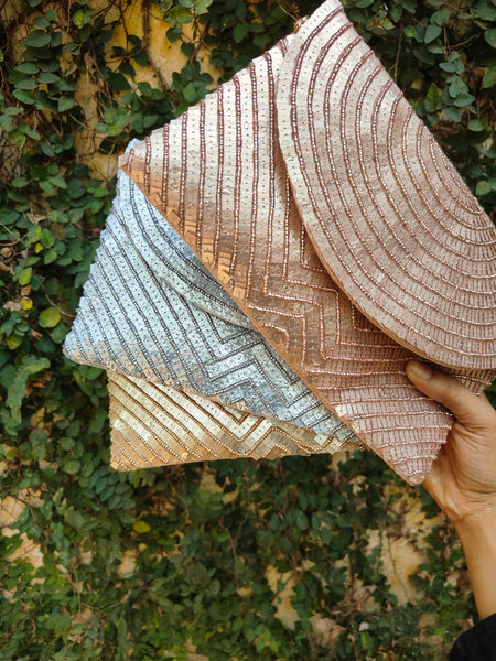 Sakura Clutch - Golden