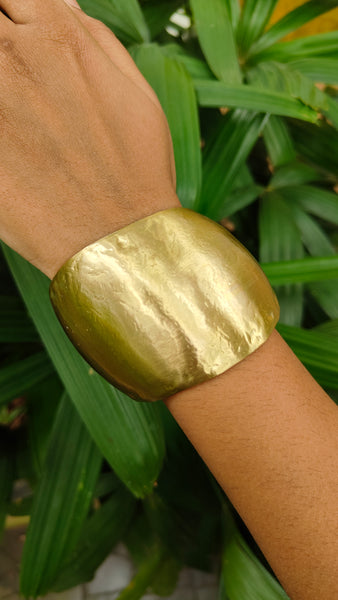 Gold Abstract Cuff