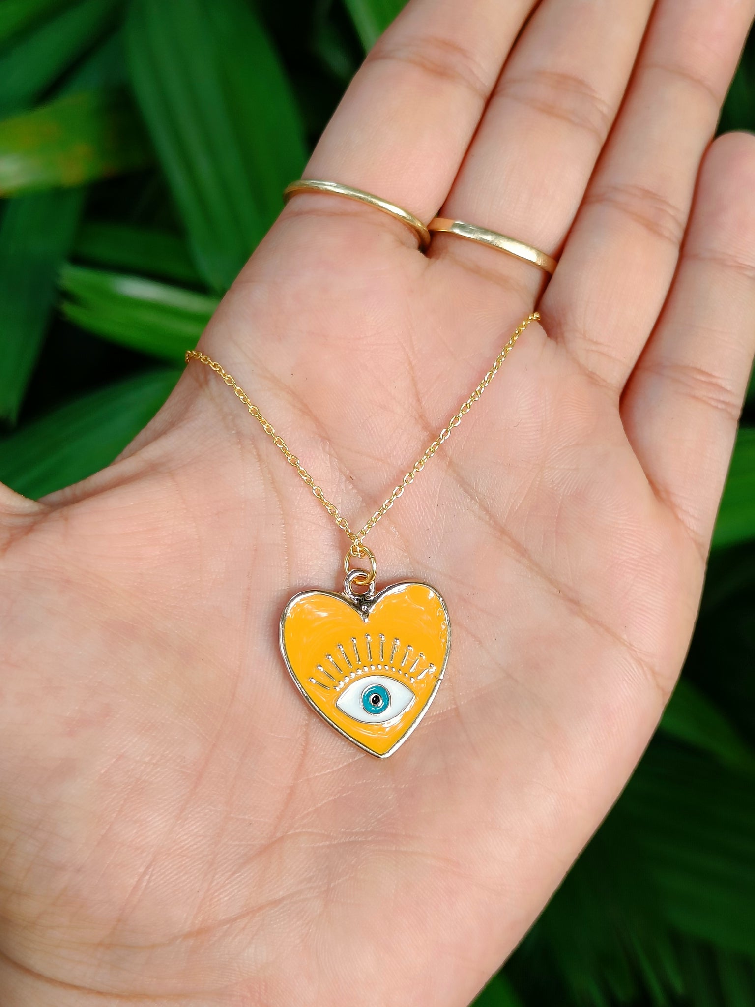 Yellow Heart Charm