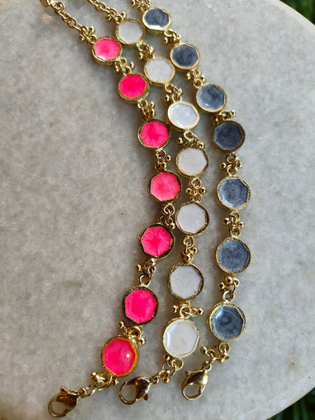 Classic Grey Hexa Bracelet