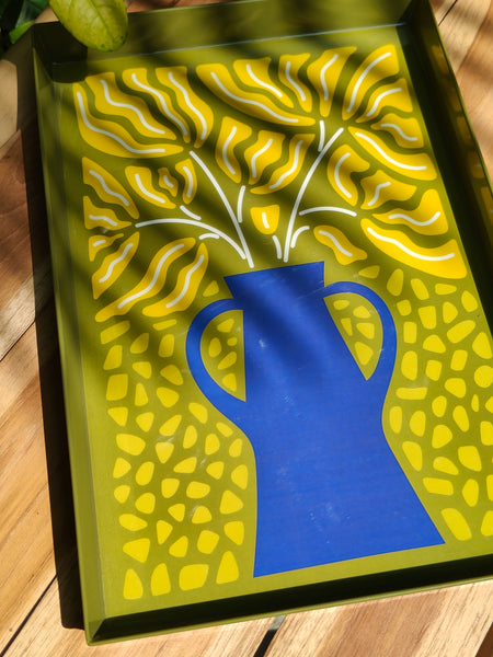 Wildflower Tray - Green