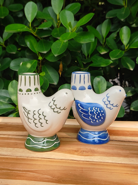 Dove Candle Holder - Blue