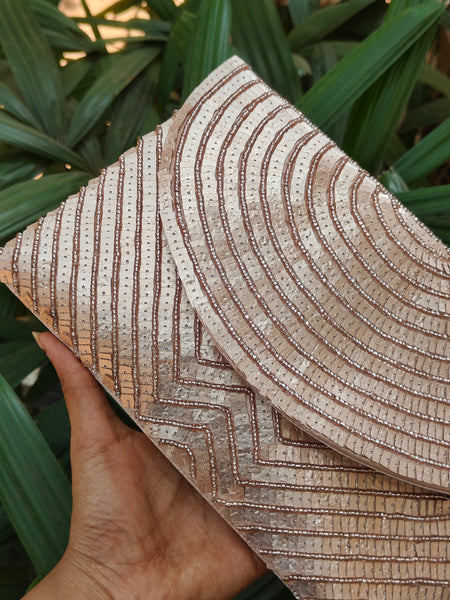 Sakura Clutch - Rose Gold