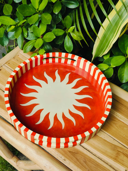 Red Sun Tray