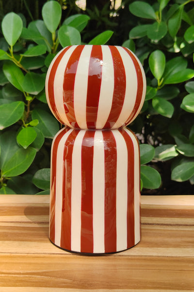 Knop Vase Brown