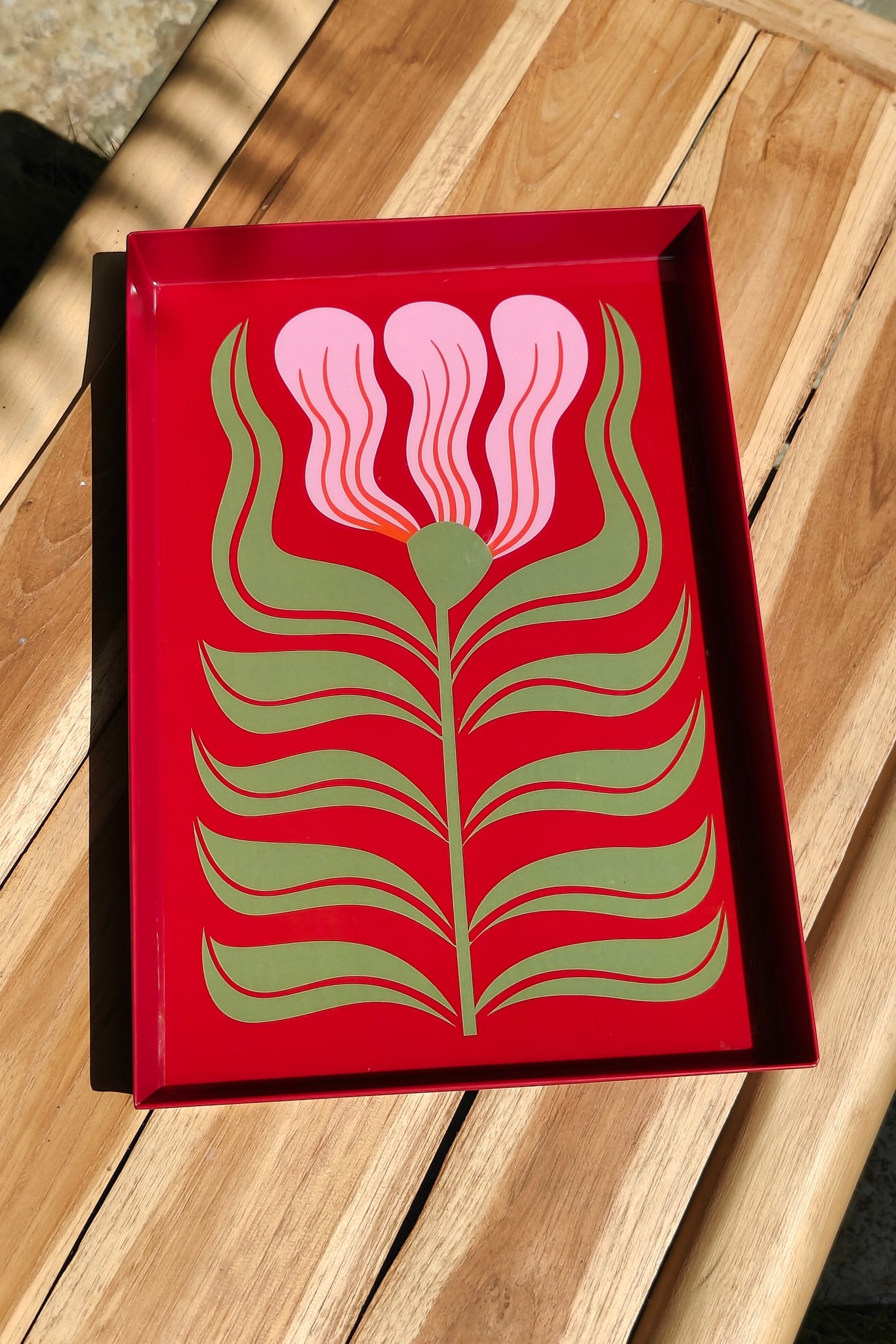 Wildflower Tray - Red