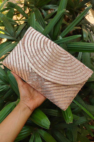 Sakura Clutch - Rose Gold