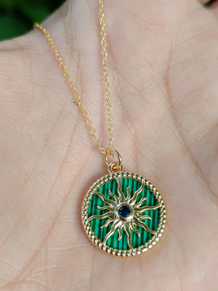 Green Sun Charm