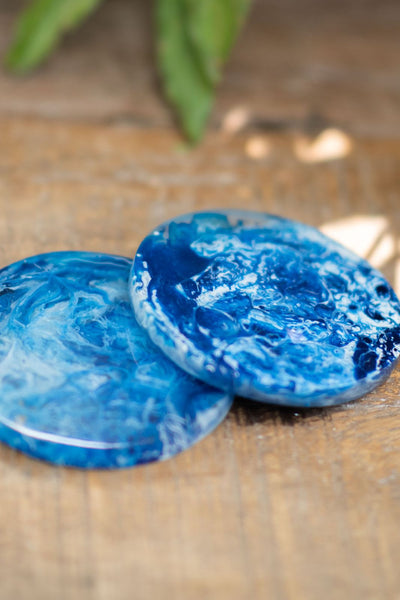 Ocean Resin Coasters - Set of 2
