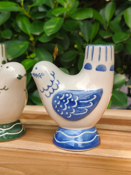 Dove Candle Holder - Blue