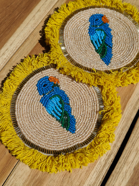 Tropical Bird Coaster - Parrot
