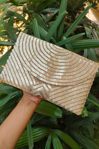 Sakura Clutch - Golden