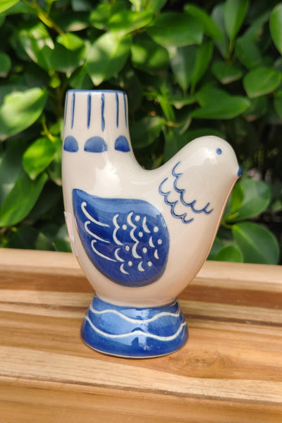 Dove Candle Holder - Blue