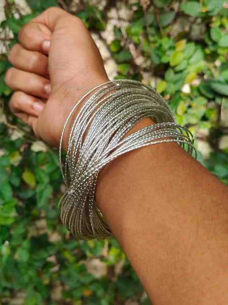 Silver Multistring Bangle