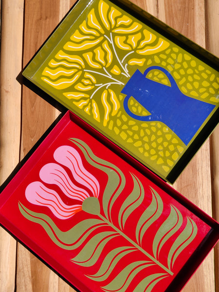 Wildflower Tray - Red