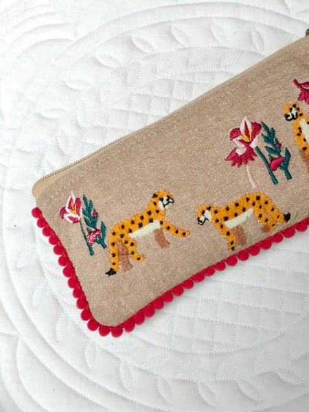 Burgandy Safari Pouch