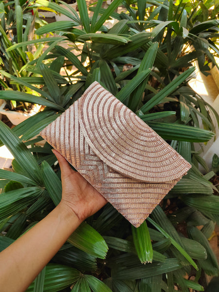 Sakura Clutch - Rose Gold