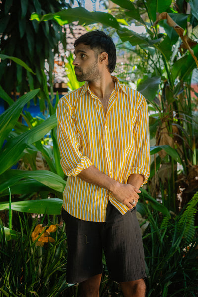 Orange Stripe - Long Sleeve Shirt