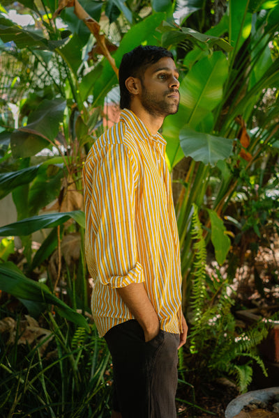 Orange Stripe - Long Sleeve Shirt