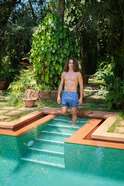 Board Shorts - Blue Dabu