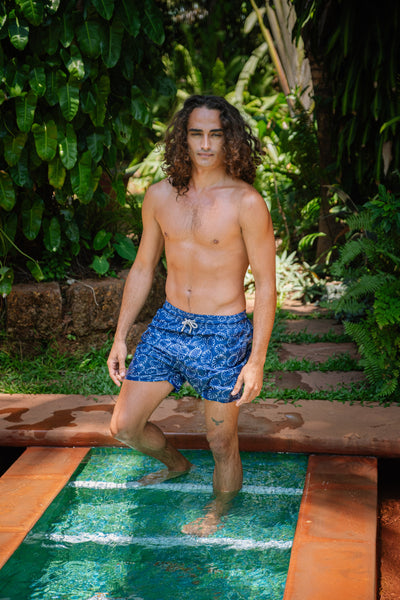 Board Shorts - Blue Dabu