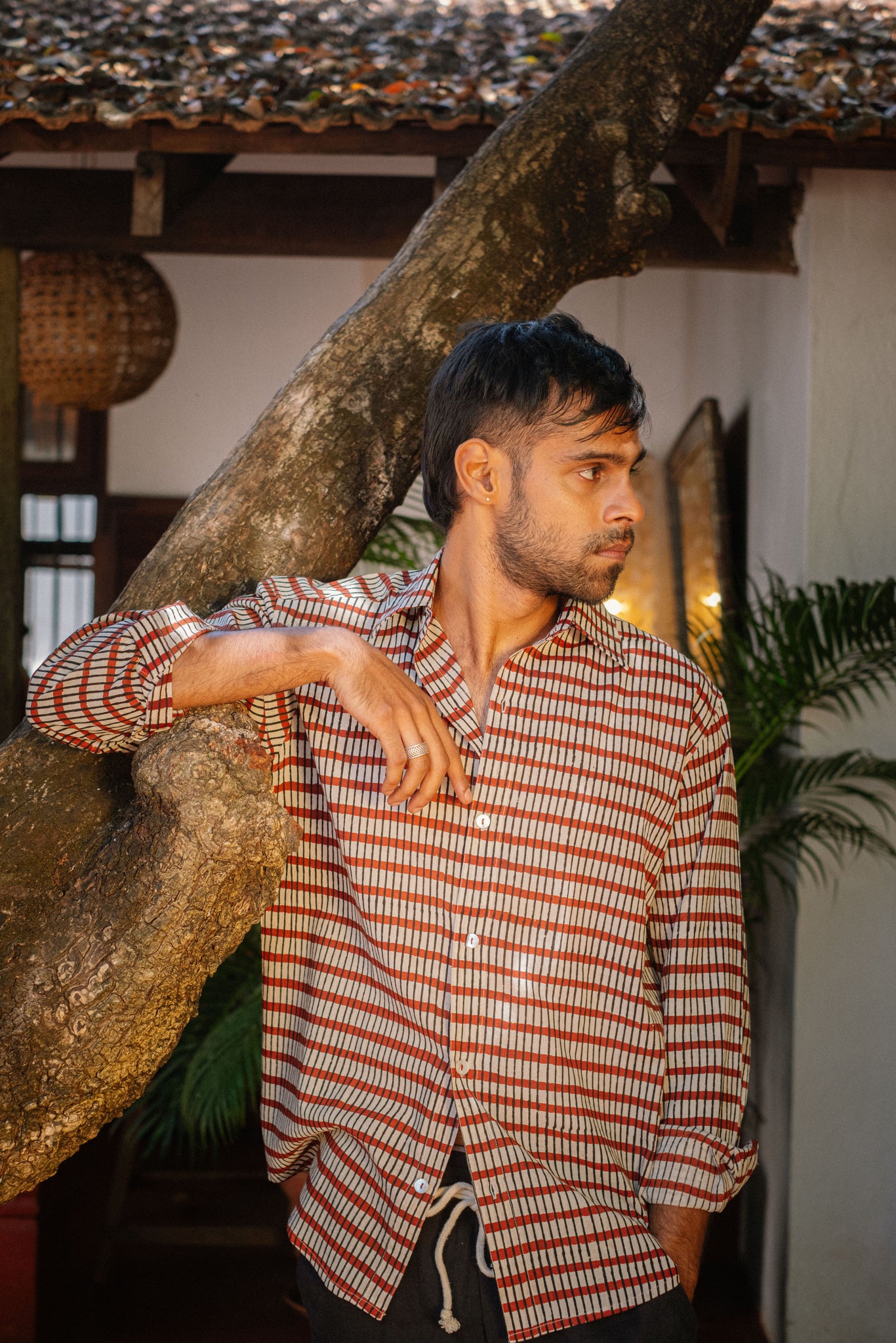 Crimson Line  - Long Sleeve Shirt