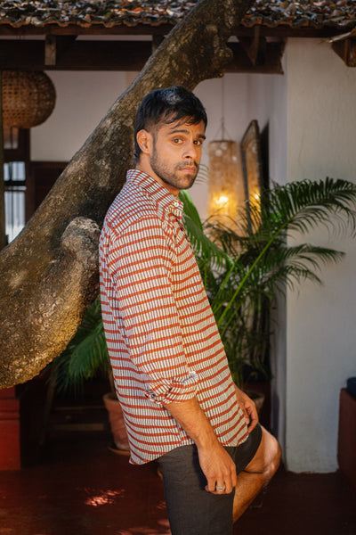 Crimson Line  - Long Sleeve Shirt