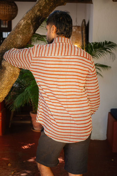Crimson Line  - Long Sleeve Shirt