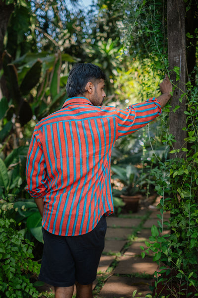 Red Striped Shirt - Long Sleeve