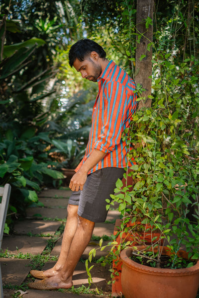 Red Striped Shirt - Long Sleeve