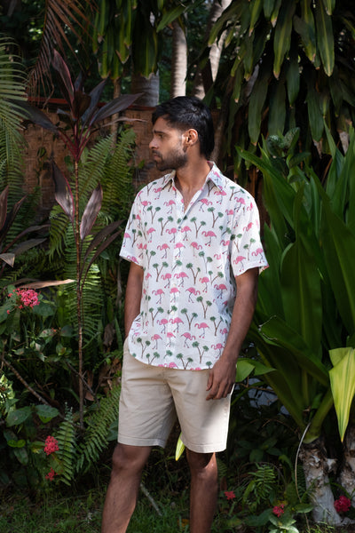 Flamingo Shirt - Short Sleeve