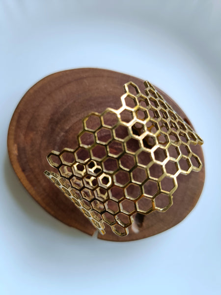 Golden Honeycomb Bracelet