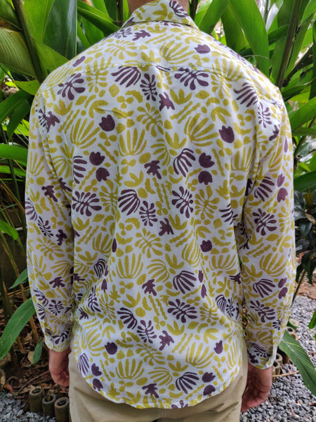 Botanical Avocado/Charcoal - Long Sleeve