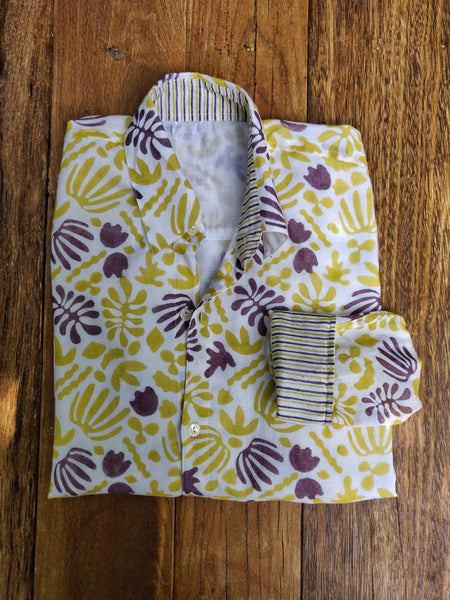 Botanical Avocado/Charcoal - Long Sleeve