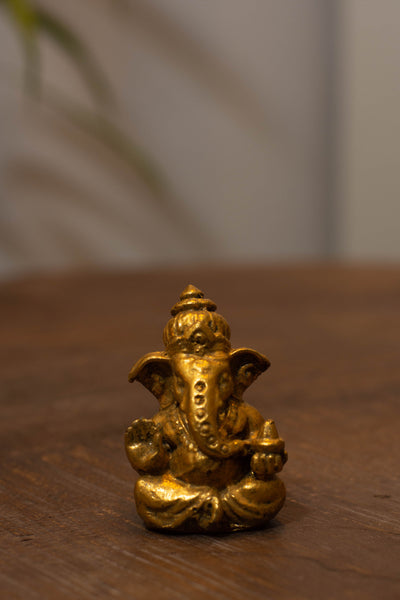 Miniature Ganesh Statue - Set of 4