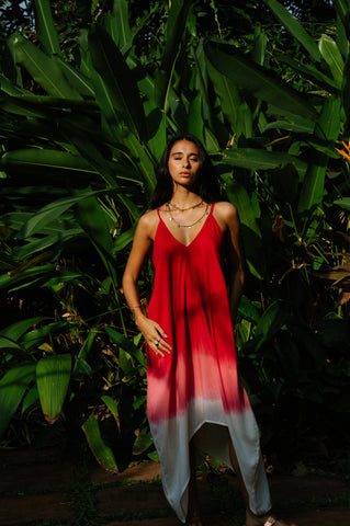 Folly Dress - Maroon