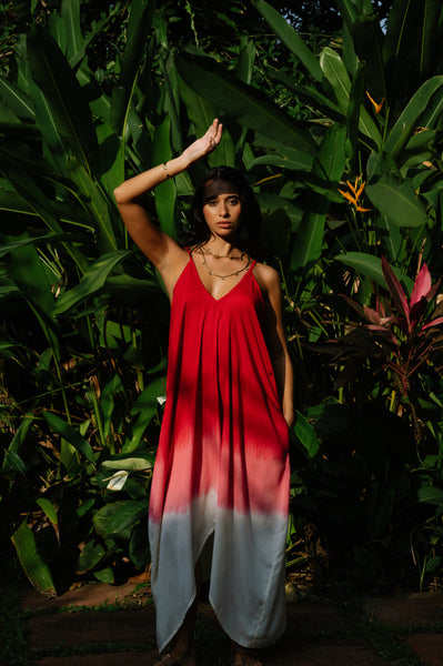 Folly Dress - Maroon