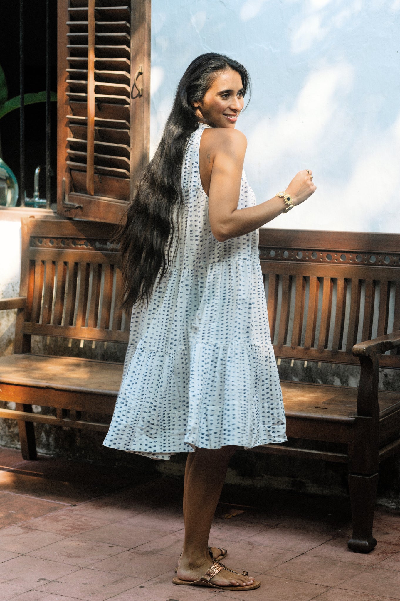 Pondi Dress - Snow Dot