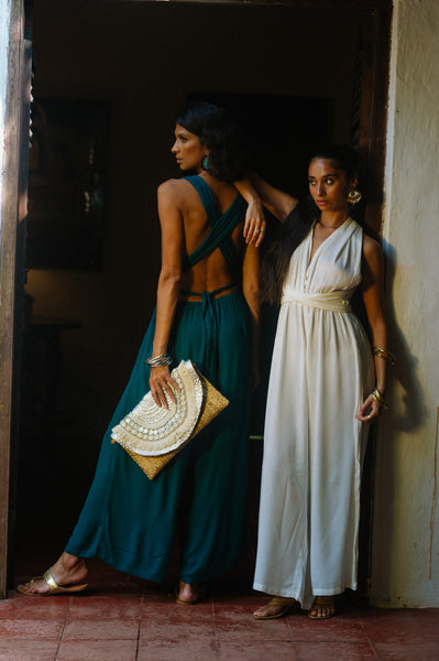 Eleganza Jumpsuit - Peacock Green